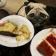 Even this dog understands the healing power of cake and sweets.